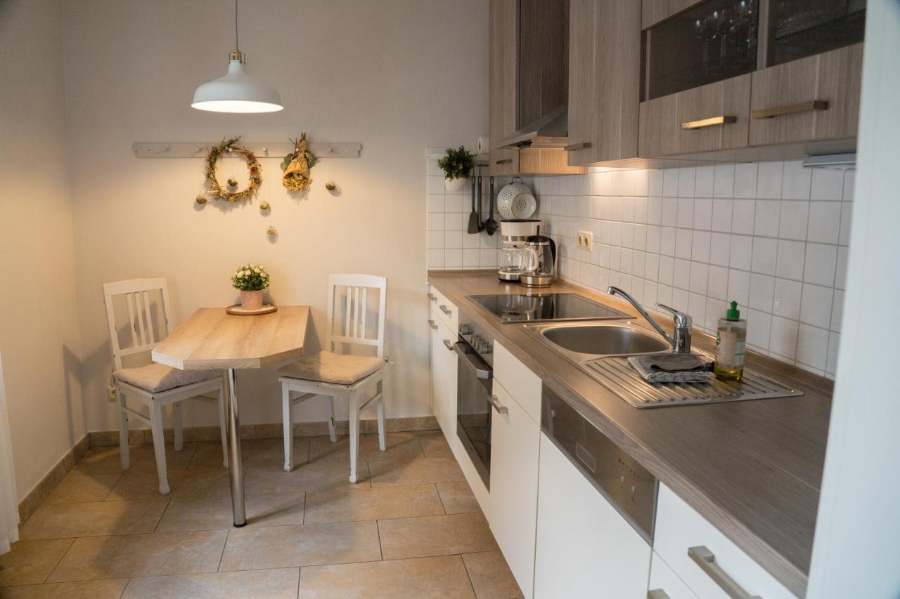 Апартаменты Urlaubsfreude Biedermann Haus Blumenglueck - Rose Зебниц Экстерьер фото