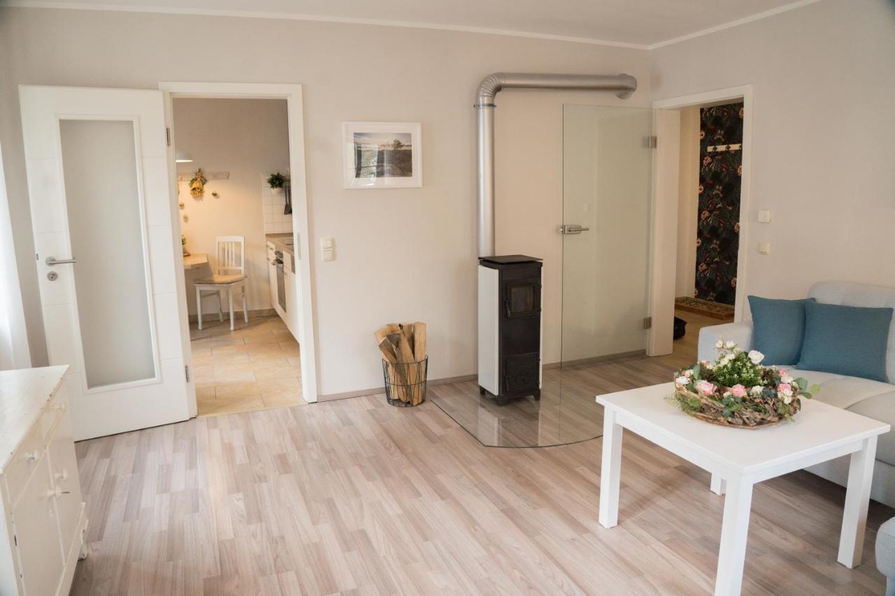 Апартаменты Urlaubsfreude Biedermann Haus Blumenglueck - Rose Зебниц Экстерьер фото