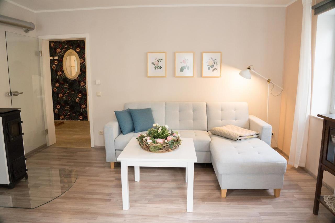 Апартаменты Urlaubsfreude Biedermann Haus Blumenglueck - Rose Зебниц Экстерьер фото